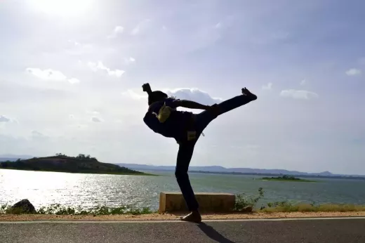 The Reverse Side Kick (Bandae Yeop Chagi) טאקוונדו